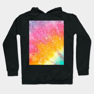 BOHO FLORAL MANDALA Hoodie